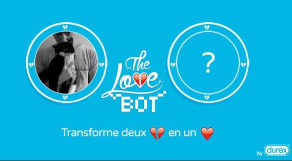 Durex transformé en Tinder des cœurs brisés avec The Lovebot !