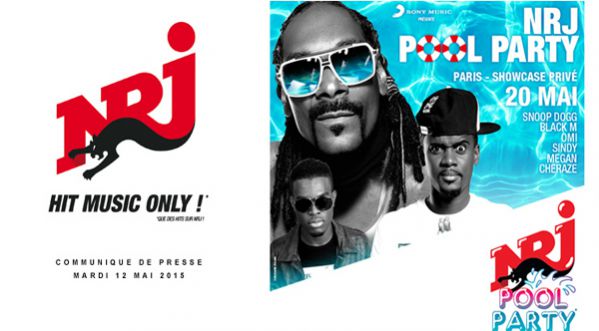 NRJ vous invite à la 1ère NRJ POOL PARTY avec SNOOP DOGG, BLACK M, OMI