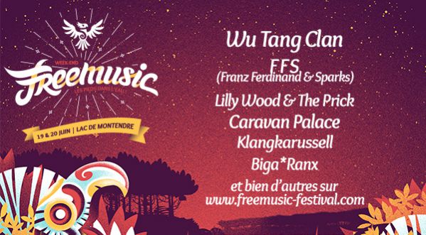 A gagner 2 places pour le Free Music Festival les 19 & 20 juin au Lac de Montendre !