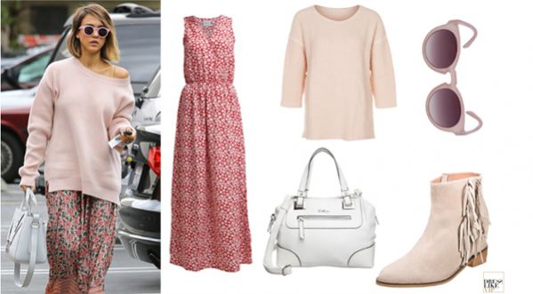 Adopte le look de Jessica Alba avec DRESS LIKE VIP !