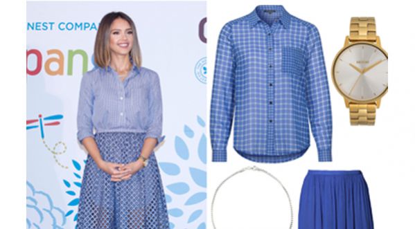 Adopte le look de Jessica Alba avec DRESS LIKE VIP !