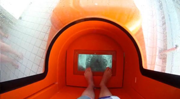 Déjanté : Un toboggan aquatique avec une chute de 8 mètres dans l’air !