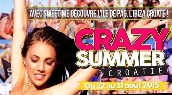 CRAZY SUMMER du 22 au 31 Aout en Croatie