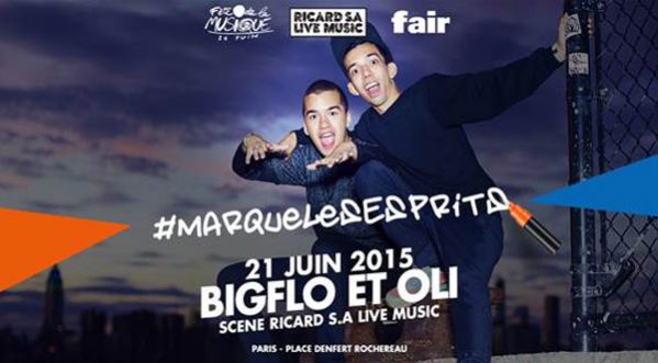Session freestyle avec Bigflo & Oli à la Fête de la Musique
