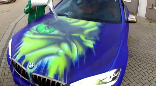 Transformation : BMW X6 en Hulk