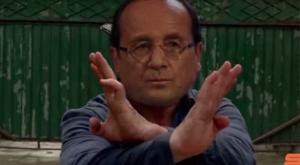 Parodie grecque : Hollande en « Karaté Kid » sauve Tsipras des griffes de Merkel !
