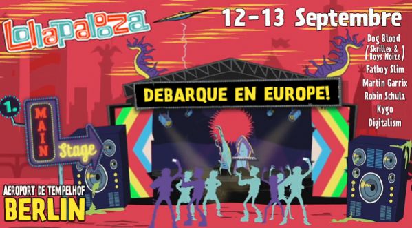 1ère édition du festival Lollapalooza en Europe !