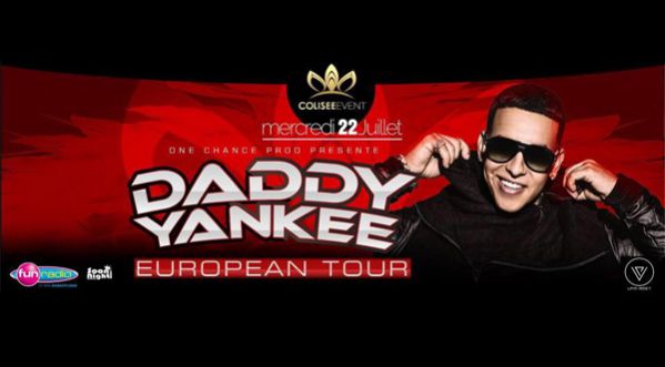 Daddy Yankee en concert le mercredi 22 Juillet au Colisee Event