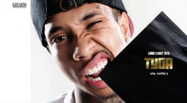 Via Notte présente le rappeur Tyga le lundi 3 Août