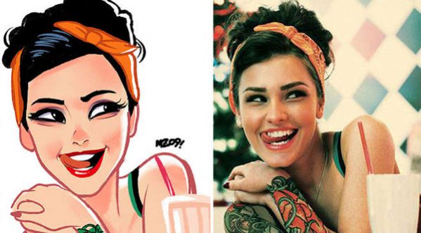 Art : 12 personnes au hasard transformées en cartoon !