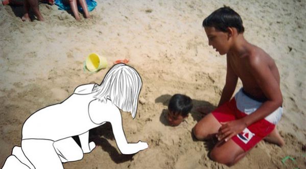 Une façon créative de détourner ses photos d’enfance !
