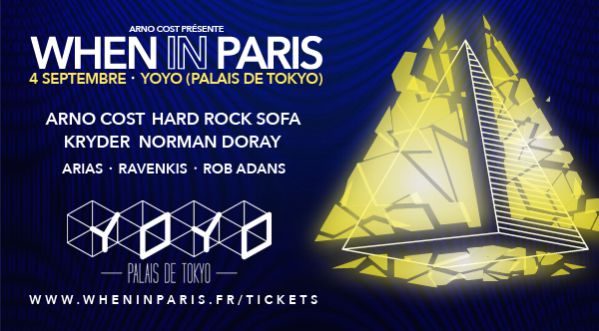 When In Paris, la soirée d’Arno Cost s’invite au Yoyo