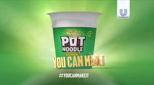 You can make it : une pub WTF pour les pots Noodle