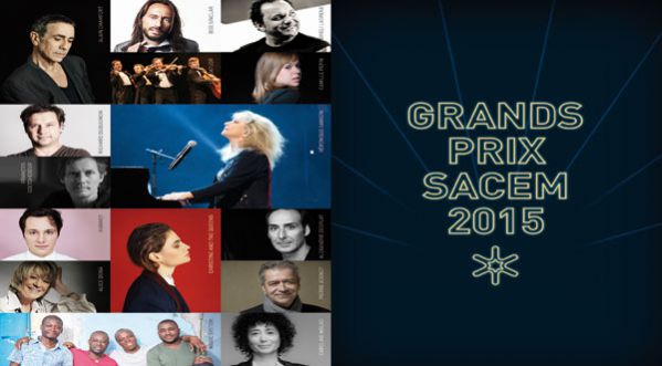 Grands Prix Sacem 2015 : les lauréats sont…