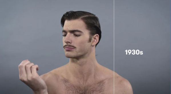 100 ans de style capillaire en 70 sec de vidéo !