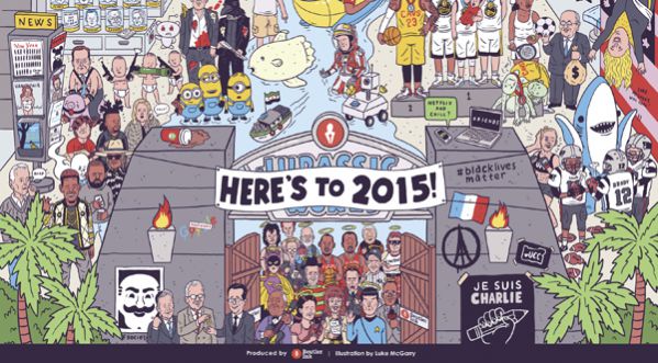 L’année 2015 vue par Luke McGarry !