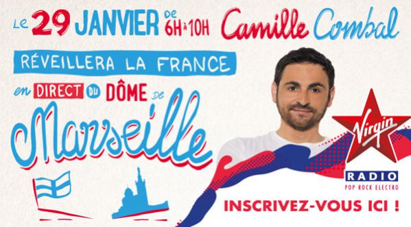 Virgin Tonic : Camille Combal réveille Marseille le 29 janvier prochain !