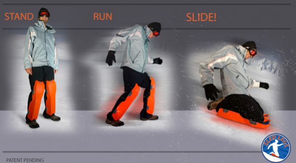 Le Sled Legs : l’invention pour les amoureux de la glisse.