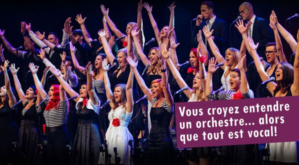 L’orchestre vocal Perpetuum Jazzile au Casino de Paris!