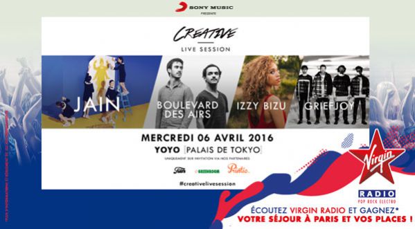 Creative Live Session avec Jain, Griefjoy, Boulevard des Airs & Izzy Bizu!