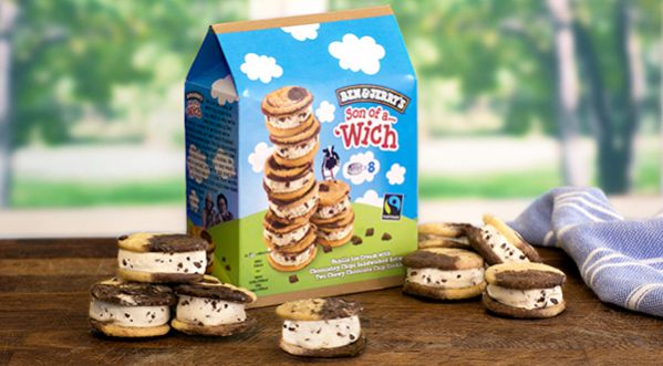 Ben&Jerry’s lance Cookie Dough’Wich !