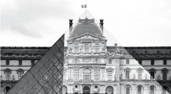 En images : la pyramide du Louvre disparaît…