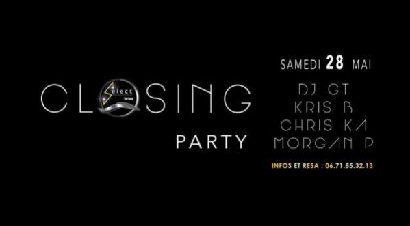 Closing Party 2016 du Select Club ce Samedi 28 Mai
