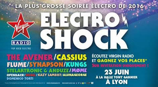 SoonNight t’offre tes places pour l’édition lyonnaise d’Electroshock