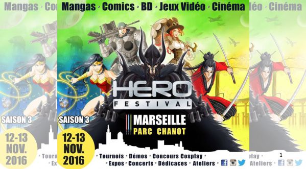 HERO FESTIVAL 2015 AU PARC CHANOT LES 12 ET 13 NOVEMBRE 2016 A MARSEILLE