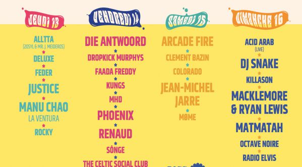 Vieilles Charrues 2017 : Justice, Renaud, Phoenix, Dj Snake en tête d’affiche!