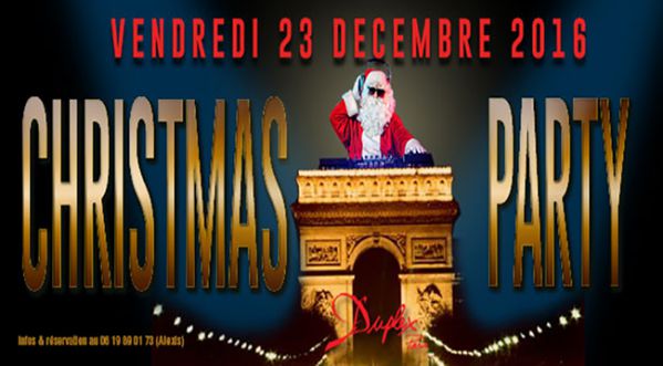 CHRISTMAS PARTY au Duplex ce vendredi !