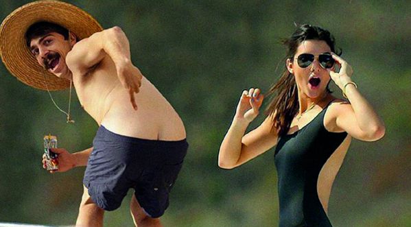 Un homme se photoshop sur les photos de Kendall Jenner, le résultat est hilarant!