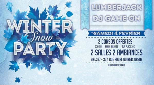 Découvrez la soirée étudiante de l’Université Paris Sud: la Winter Snow Party le 4 février 2017 dans un teaser complètement dingue !