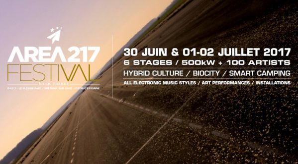 Area217 festival : Le festival insolite ayant lieu sur une base aérienne se tiendra du 30 juin au 2 juillet à Paris!