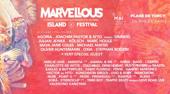 Le festival Marvellous Island revient pour une 5ème édition à la Plage de Torcy