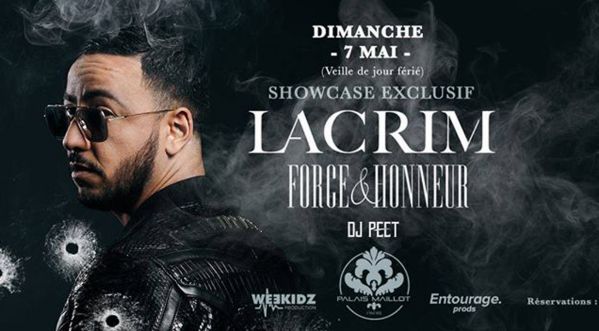 Concours : Gagne 2 places pour le showcase de Lacrim au Palais Maillot