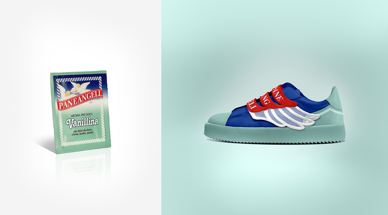 Il transforme les objets du quotidien en sneakers