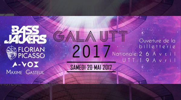 Gala UTT 2017 avec Florian Picasso & Bassjackers