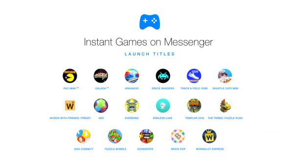 Les jeux débarquent (pour de bon) dans Facebook Messenger