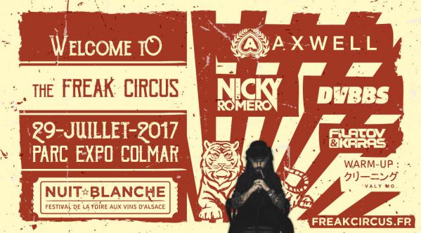 Gagnes tes places pour la Nuit Blanche – Freak Circus le 29 juillet