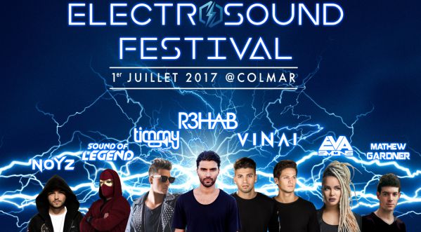Gagnes tes places pour l’ElectroSound Festival le 1er juillet 2017 à Colmar