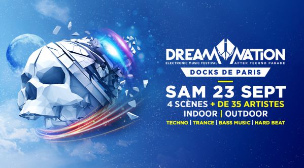 Le festival Dream Nation (after techno parade) revient le samedi 23 septembre aux docks de Paris