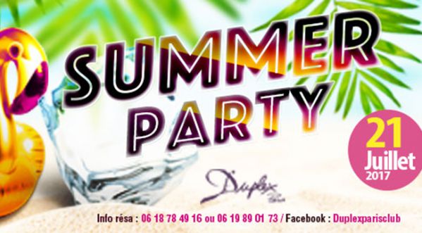 Summer Party Ce  Vendredi Au Duplex ! 