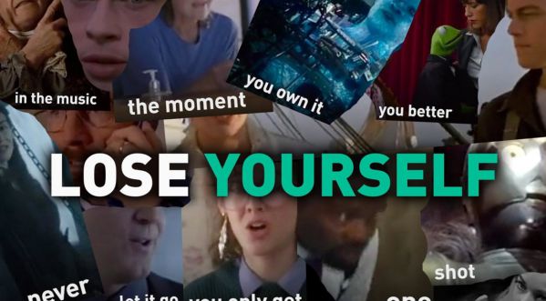 Eminem : Le titre Lose Yourself recréé avec des extraits de films et séries