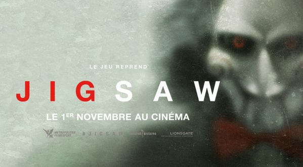 JIGSAW, de retour sur nos écrans pour Halloween !