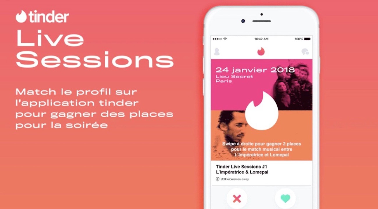 Tinder Live Sessions : Lomepal et L’Impératrice pour un match musical inédit!