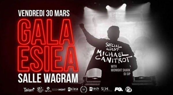 Gala ESIEA 2018 avec Michael Canitrot