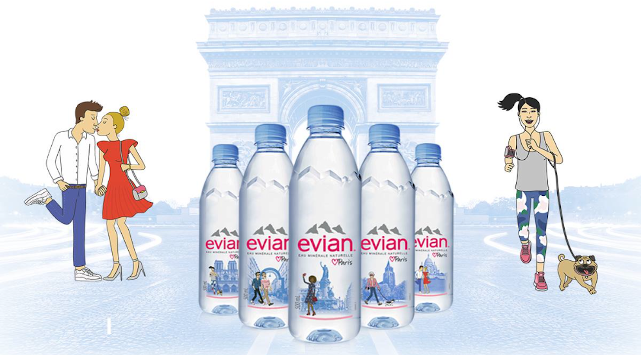 Evian met Paris à l’honneur !