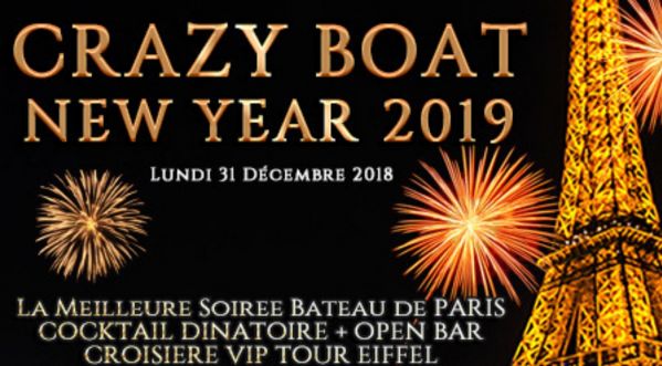 Réveillon du Nouvel An 2020 : Ce qui vous attend à La Crazy Boat avec croisière VIP