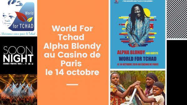 World For Tchad : Alpha Blondy au Casino de Paris le 14 octobre